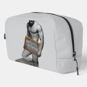 SlipperyJoe's Thanksgiving tradition muscular male Dopp Kit
