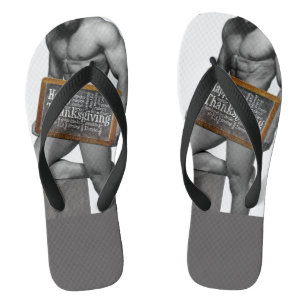 SlipperyJoe's Thanksgiving tradition muscular male Thongs