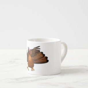 SlipperyJoe's Thanksgiving turkey wings colourful  Espresso Cup