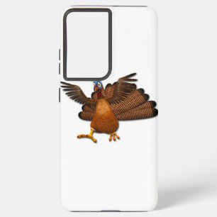 SlipperyJoe's Thanksgiving turkey wings colourful  Samsung Galaxy Case