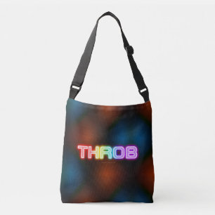 SlipperyJoe's throb rainbow-like gradient thick ca Crossbody Bag