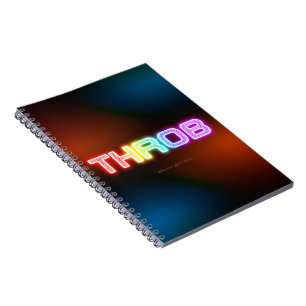 SlipperyJoe's throb rainbow-like gradient thick ca Notebook