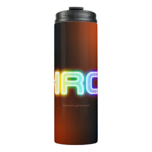 SlipperyJoe's throb rainbow-like gradient thick ca Thermal Tumbler