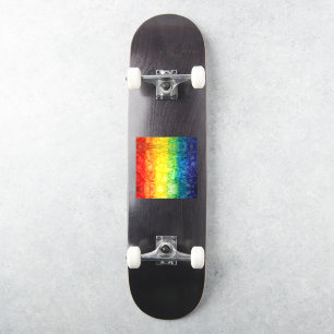 SlipperyJoe's tie-dyed flag rainbow pressed into s