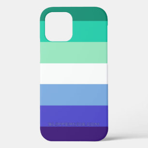 SlipperyJoe's trans-inclusive gay men's flag palet iPhone 12 Pro Case