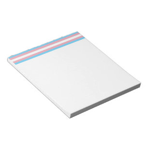 SlipperyJoe's transgender pride flag diversity rig Notepad