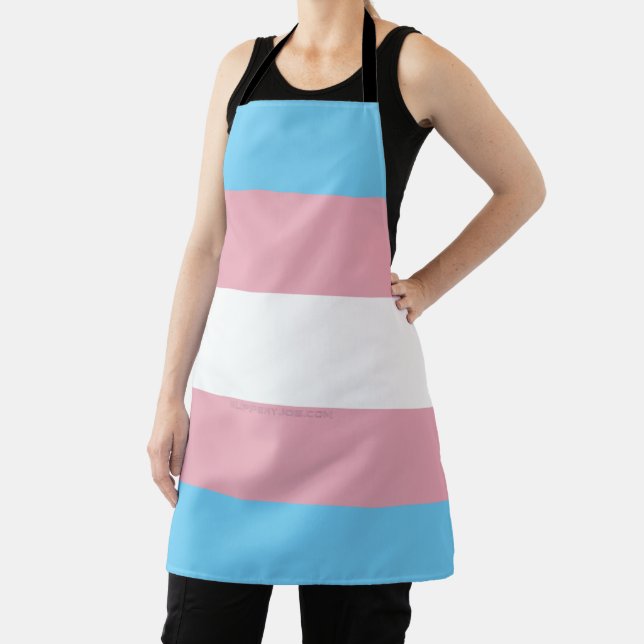 SlipperyJoe's transgender pride flag visibility di Apron (Insitu)