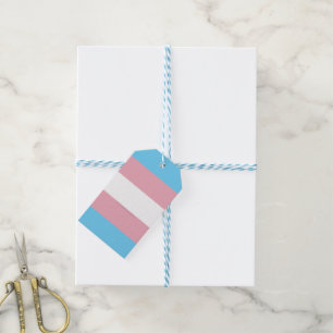 SlipperyJoe's transgender pride flag visibility di Gift Tags