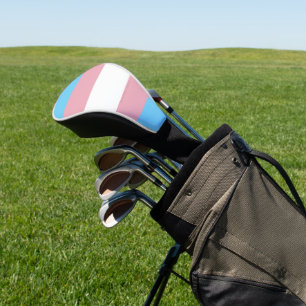 SlipperyJoe's transgender pride flag visibility di Golf Head Cover