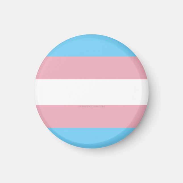 SlipperyJoe's transgender pride flag visibility di Magnet (Front)