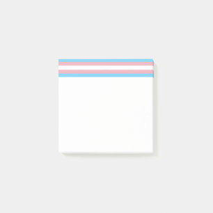 SlipperyJoe's transgender pride flag visibility di Post-it Notes