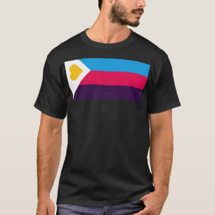 SlipperyJoe's Tricolor Polyamory Pride Flag gay gi T-Shirt