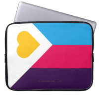 SlipperyJoe's tricolor polyamory pride flag three