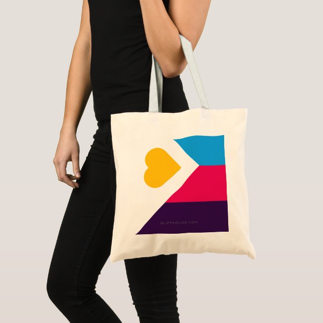 SlipperyJoe's tricolor polyamory pride flag three  Tote Bag (Front (Product))