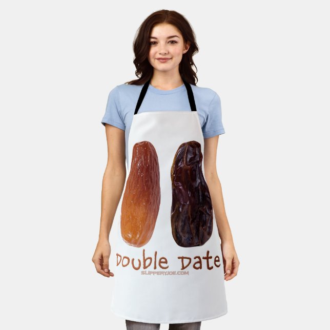 SlipperyJoe's two dates shrivelled wrinkled prunes Apron (Worn)