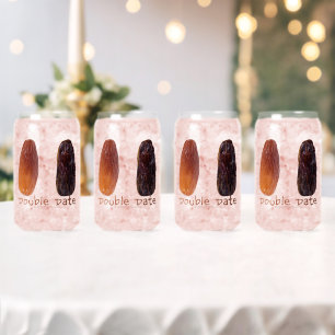 SlipperyJoe's two dates shrivelled wrinkled prunes Can Glass