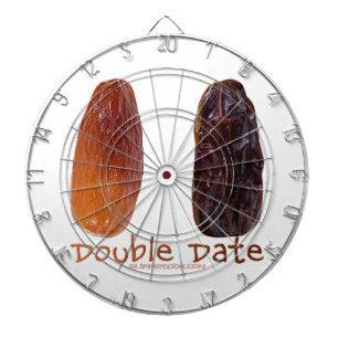 SlipperyJoe's two dates shrivelled wrinkled prunes Dartboard