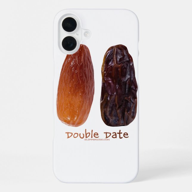 SlipperyJoe's two dates shrivelled wrinkled prunes iPhone Case (Back)