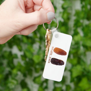 SlipperyJoe's two dates shrivelled wrinkled prunes Key Ring