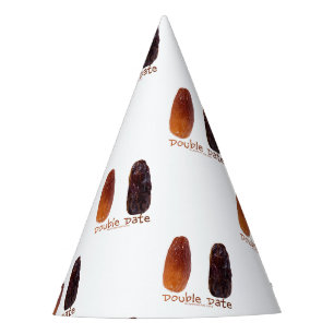 SlipperyJoe's two dates shrivelled wrinkled prunes Party Hat