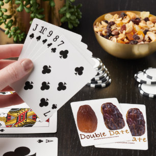 SlipperyJoe's two dates shrivelled wrinkled prunes Playing Cards