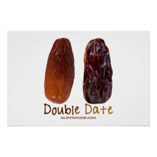 SlipperyJoe's two dates shrivelled wrinkled prunes Poster