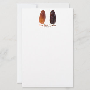 SlipperyJoe's two dates shrivelled wrinkled prunes Stationery