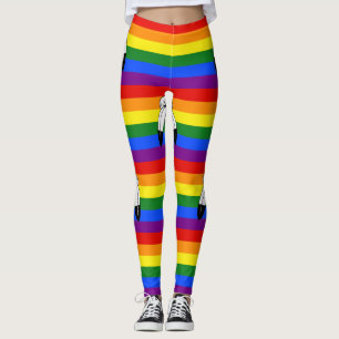 SlipperyJoe's two-spirit pride flag Indigenous sym Leggings