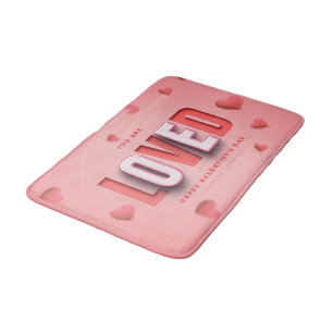 SlipperyJoe's Valentine's Day gifts romantic tone  Bath Mat