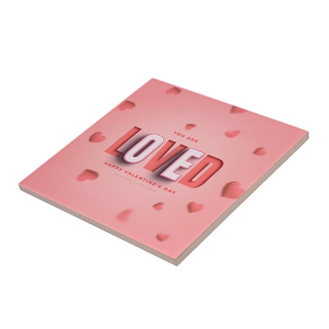 SlipperyJoe's Valentine's Day gifts romantic tone  Ceramic Tile (Side)