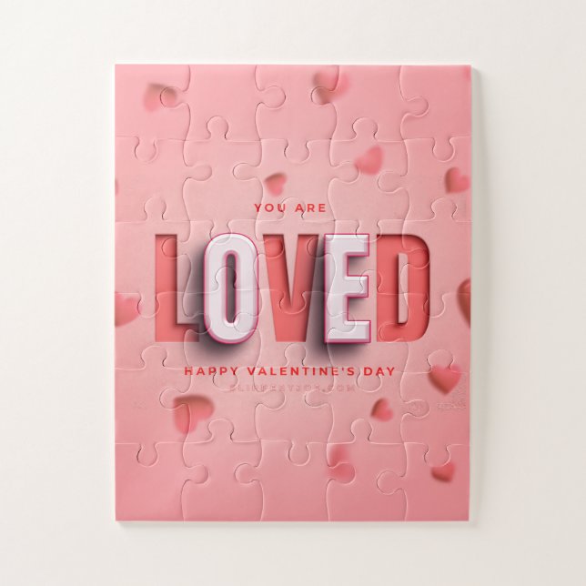 SlipperyJoe's Valentine's Day gifts romantic tone  Jigsaw Puzzle (Vertical)