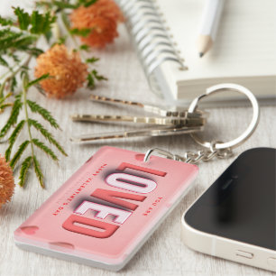 SlipperyJoe's Valentine's Day gifts romantic tone Key Ring