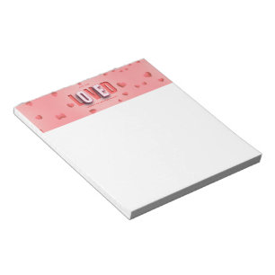 SlipperyJoe's Valentine's Day gifts romantic tone Notepad