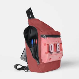 SlipperyJoe's Valentine's Day gifts romantic tone Sling Bag