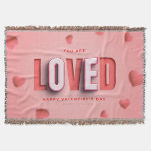 SlipperyJoe's Valentine's Day gifts romantic tone Throw Blanket