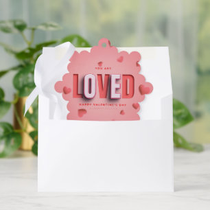 SlipperyJoe's Valentine's Day gifts romantic tone  Tree Decoration Card