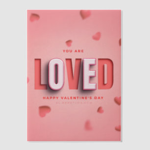 SlipperyJoe's Valentine's Day gifts romantic tone Vellum Invitations
