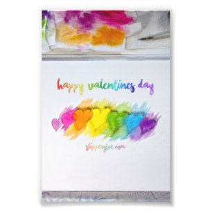 SlipperyJoe's Valentine's Day sentiment LGBTQ+ gay Photo Print