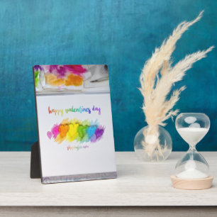 SlipperyJoe's Valentine's Day sentiment LGBTQ+ gay Plaque