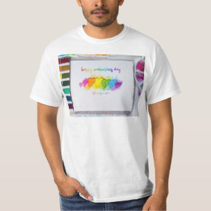 SlipperyJoe's Valentine's Day sentiment LGBTQ+ gay T-Shirt