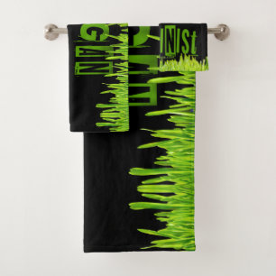 SlipperyJoe's vegan feminist attention-grabbing br Bath Towel Set