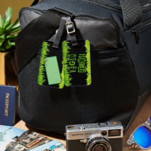 SlipperyJoe's vegan feminist attention-grabbing br Luggage Tag
