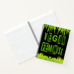 SlipperyJoe's vegan feminist attention-grabbing br Notebook