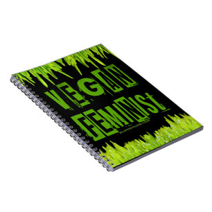 SlipperyJoe's vegan feminist attention-grabbing br Notebook