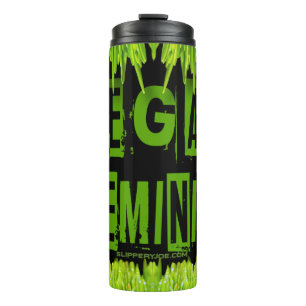 SlipperyJoe's vegan feminist attention-grabbing br Thermal Tumbler