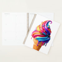 SlipperyJoe's vibrant ice cream cone food classic