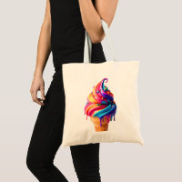 SlipperyJoe's vibrant ice cream cone food classic 