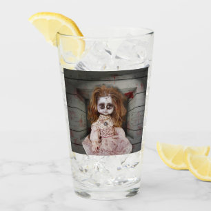 SlipperyJoe's vintage haunted porcelain doll creep Glass