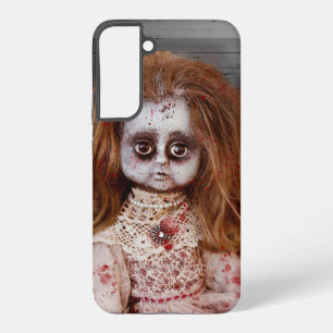SlipperyJoe's vintage haunted porcelain doll creep Samsung Galaxy Case