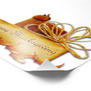 SlipperyJoe's warm festive Thanksgiving vibe rusti Photo Print